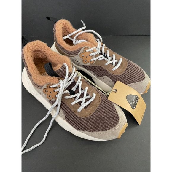 Free People Mens Flower Mountain KOTETSU Sneakers Suede Faux Shearling US 8 41 - Picture 3 of 9